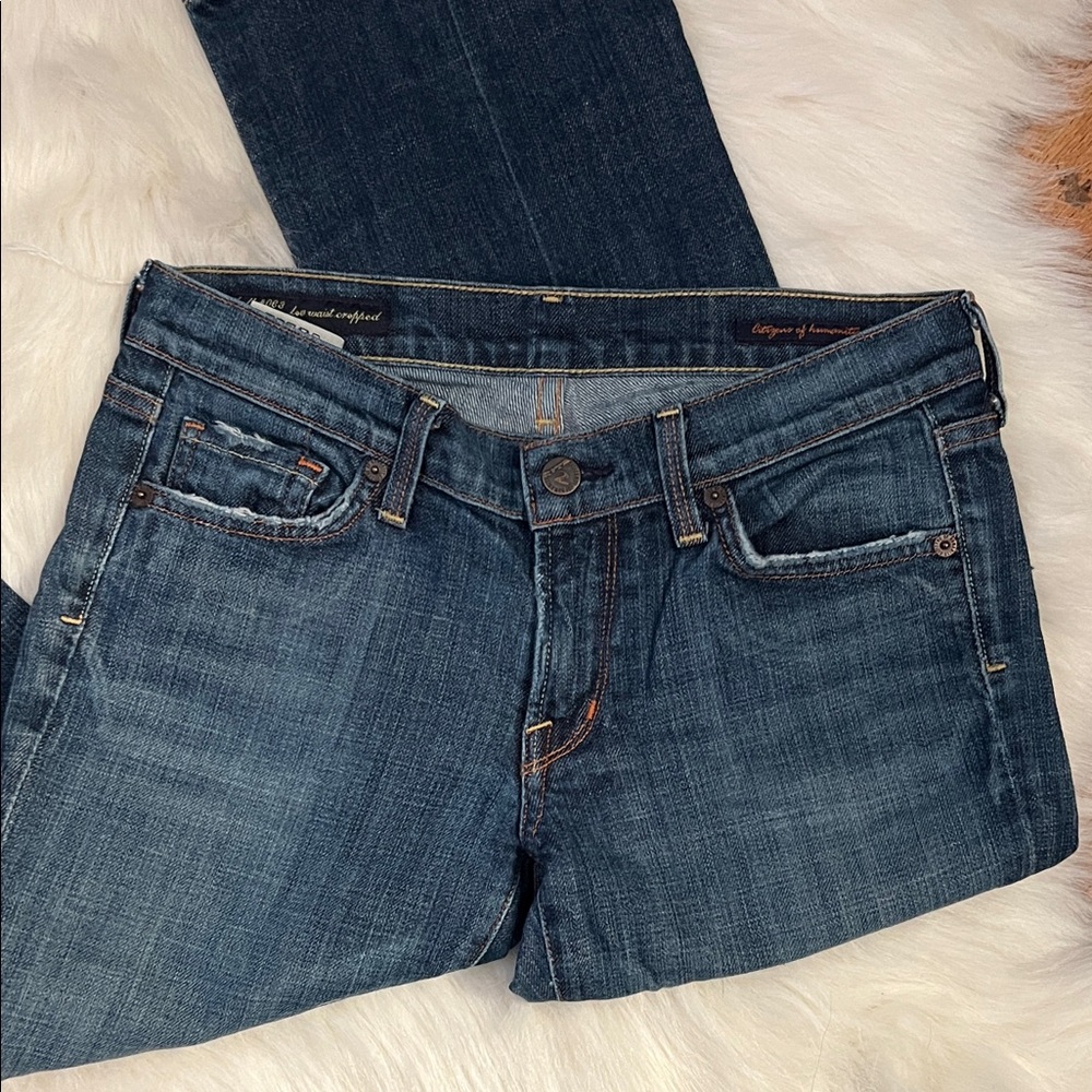 Citizens Of Humanity Dark Blue Ankle Jeans